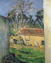 Farmyard at Auvers, c.1879-80 (oil on canvas) | Obraz na stenu