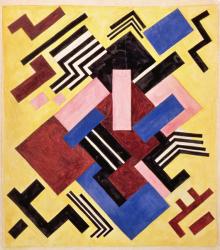 Pictorial Construction, 1916 (gouache on paper) | Obraz na stenu