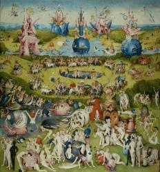 The Garden of Earthly Delights, 1490-1500 (oil on panel) | Obraz na stenu