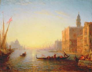 Venice, Evening (oil on canvas) | Obraz na stenu