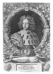 Charles XII, King of Sweden, 1693 (engraving) | Obraz na stenu