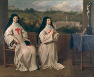 Two Nuns (oil on canvas) | Obraz na stenu