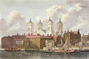 St. Johns Church Westminster, 1815 (w/c on paper) | Obraz na stenu
