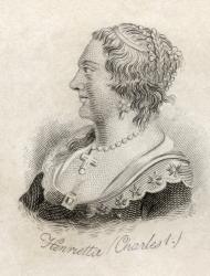Henrietta Maria of France, from 'Crabb's Historical Dictionary', published 1825 (litho) | Obraz na stenu