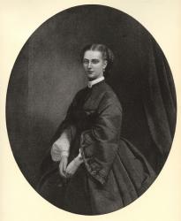 Alexandra of Denmark, 1844  1925. Queen consort of the United Kingdom and Empress of India as the wife of King Edward VII. From Edward VII His Life and Times, published 1910. | Obraz na stenu