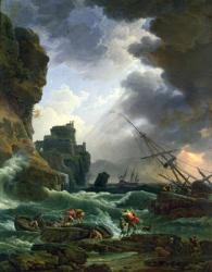 The Storm, 1777 (oil on canvas) | Obraz na stenu