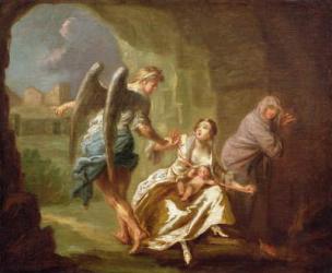 The Angel of Mercy, c.1746 (oil on canvas) | Obraz na stenu