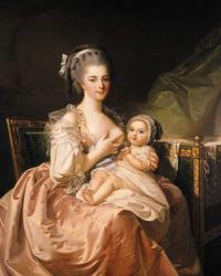The Young Mother, c.1770-80 (oil on canvas) | Obraz na stenu