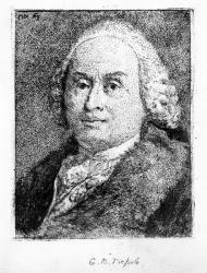 Portrait of Giambattista Tiepolo, 1775 (engraving) | Obraz na stenu