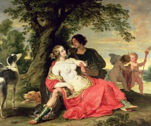 Venus and Adonis, c.1620 | Obraz na stenu