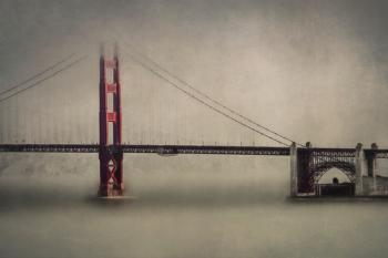 The Bridge, 2009, (Direct Print on Brushed Aluminium, BUTLERFINISH® Look) | Obraz na stenu