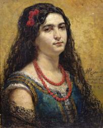 The Spanish Woman, 1870 (oil on canvas) | Obraz na stenu