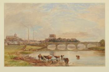 Carlisle from the Sands, 1868 (w/c on paper) | Obraz na stenu