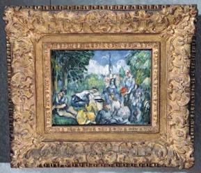 Dejeuner sur l'herbe, 1876-77 (oil on canvas) | Obraz na stenu