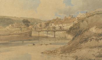 Sandsend, Yorkshire, 1802 (w/c over graphite on textured wove paper laid down on card) | Obraz na stenu