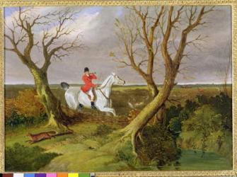 The Suffolk Hunt - Gone Away (oil on canvas) | Obraz na stenu