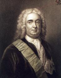 Robert Walpole (1676-1745) 1st Earl of Orford (engraving) | Obraz na stenu