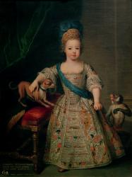 Louis XV (1710-74) as a child, 1714 (oil on canvas) | Obraz na stenu