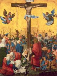 Crucifixion, c.1518 (oil on limewood panel) | Obraz na stenu