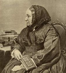 Anna Brownwell Jameson (1794-1860) (engraving) | Obraz na stenu