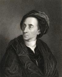 Alexander Pope (1688-1744) from 'The Gallery of Portraits', published 1833 (engraving) | Obraz na stenu