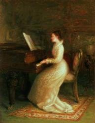 Lady at the Piano | Obraz na stenu
