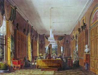 The Queen's Library, Frogmore, Pyne's 'Royal Residences', 1818 | Obraz na stenu
