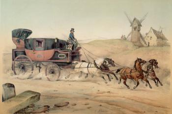 The Mail Coach (litho) | Obraz na stenu