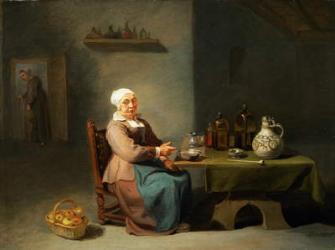 A Woman in a kitchen | Obraz na stenu