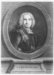 Bertrand François Mahé, Comte de La Bourdonnais (engraving) | Obraz na stenu