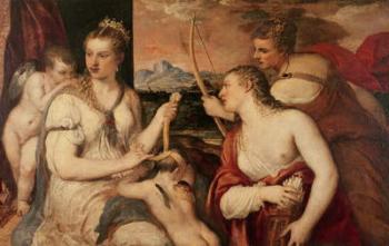 The Education of Cupid, c.1565 (oil on canvas) | Obraz na stenu