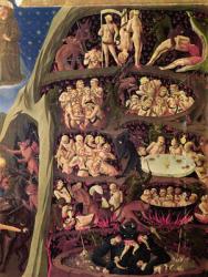 The Last Judgement, detail of Hell, c.1431 (oil on panel) | Obraz na stenu