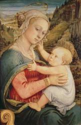Virgin and Child, c.1465 (oil on panel) | Obraz na stenu