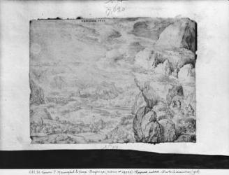 Landscape, 1560 (pen & ink on paper) | Obraz na stenu