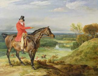 John Levett hunting in the Park at Wychnor, Staffordshire, 1814-18 (oil on canvas) | Obraz na stenu
