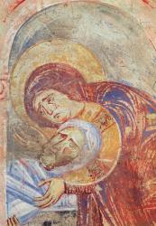 Detail of the Deposition, c.1075-1100 (fresco) | Obraz na stenu