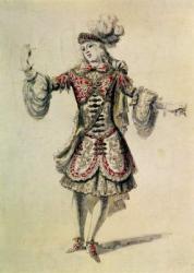 Costume design for a male dancer, c.1681 | Obraz na stenu