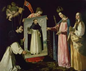 The Apparition of the Virgin to the Monk of Soriano (oil on canvas) | Obraz na stenu