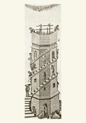 Construction of the Tower of Babel, 1878 (litho) | Obraz na stenu