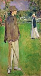 Study for a Full Length Portrait of Jean Cocteau (1889-1963) at Offranville, 1912 (oil on canvas) | Obraz na stenu