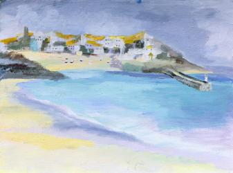 St. Ives, Cornwall, 2005 (acrylic on board) | Obraz na stenu