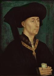 Philippe III (1396-1467) le Bon, Duc de Bourgogne, c.1445 (oil on panel) | Obraz na stenu