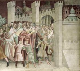 The Crowd at the Entrance to Jerusalem, from a series of Scenes of the New Testament (fresco) | Obraz na stenu