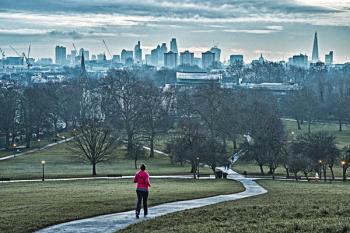 Jogger, Primrose Hill | Obraz na stenu