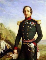 Portrait of Napoleon III (1808-73) 1852 (oil on canvas) (detail) | Obraz na stenu