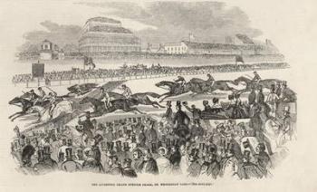 The Liverpool Grand Steeple Chase on Wednesday last, from 'The Illustrated London News', 8th March 1845 (engraving) | Obraz na stenu
