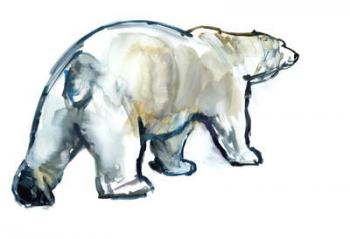 Glacier MInt (Polar bear),2013,(watercolour and gouache on paper) | Obraz na stenu