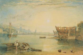 Teignmouth, Devonshire, c.1813 (w/c on paper) | Obraz na stenu