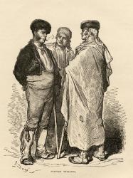 Spanish Peasants (engraving) | Obraz na stenu