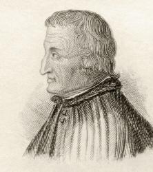 Polydore Vergil, from 'Crabb's Historical Dictionary', published 1825 (litho) | Obraz na stenu